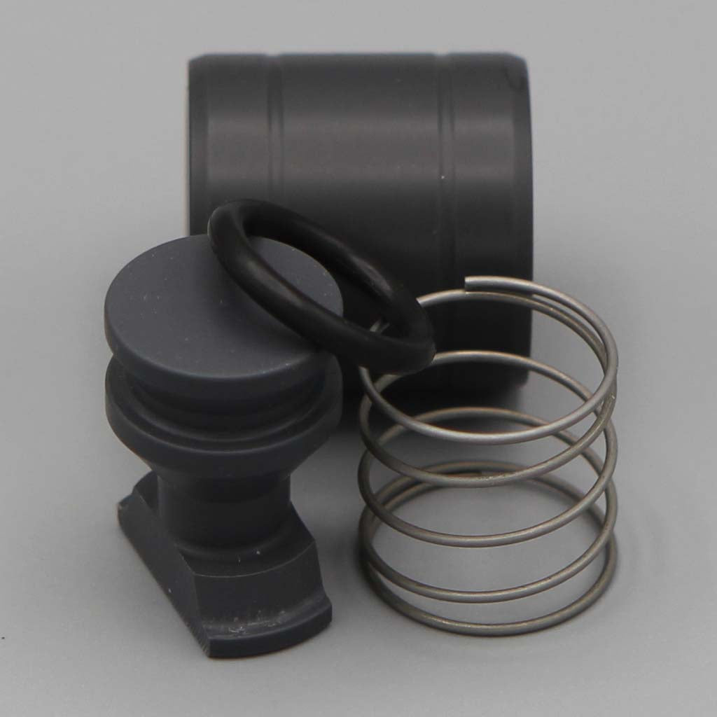 Disassembled check valve with O-Ring.