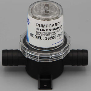 Jabsco In-Line Strainer for Commoderizer Style  A. Model 36200-0000.